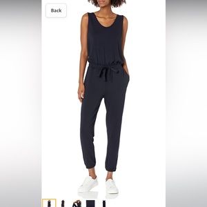 Daily Ritual Women's dark grey Supersoft Terry Relaxed-Fit Jumpsuit Size XS